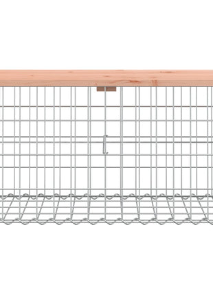 Tuinbank schanskorfontwerp 83x44x42 cm massief douglashout