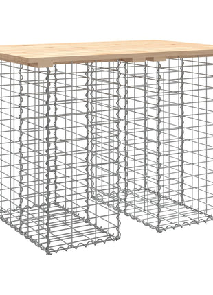 Tuinbank schanskorfontwerp 100x70x72 cm massief grenenhout