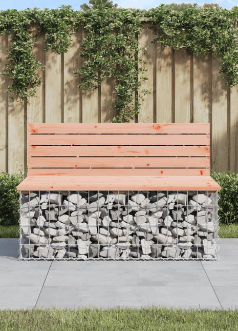 Tuinbank schanskorfontwerp 103x70x65 cm massief douglashout