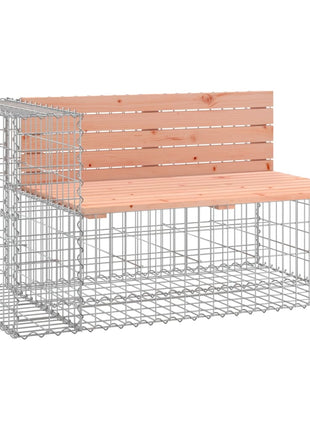 Tuinbank schanskorfontwerp 122x71x65,5 cm massief douglashout
