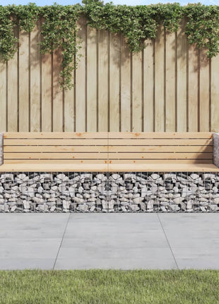 Tuinbank Schanskorfontwerp 244X71X65,5 Cm Massief Douglashout