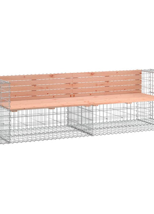 Tuinbank Schanskorfontwerp 244X71X65,5 Cm Massief Douglashout