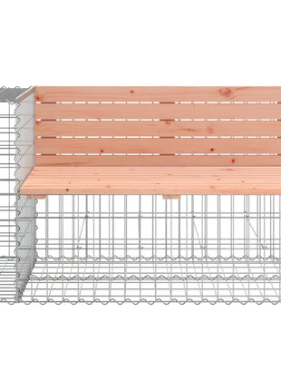 Tuinbank Schanskorfontwerp 244X71X65,5 Cm Massief Douglashout