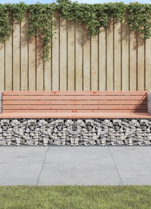 Tuinbank Schanskorfontwerp 244X71X65,5 Cm Massief Douglashout