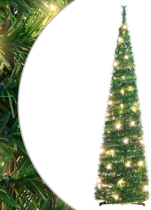 Kunstkerstboom Met Verlichting Pop-Up 150 Cm Groen