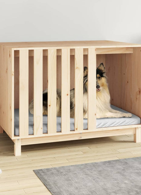 Hondenhok 100x70x72 cm massief grenenhout