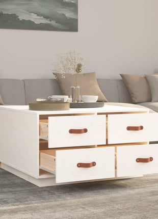 Salontafel 80X80X45 Cm Massief Grenenhout