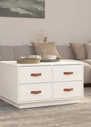 Salontafel 80X80X45 Cm Massief Grenenhout