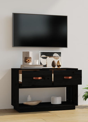 Tv-Meubel 90X40X60 Cm Massief Grenenhout