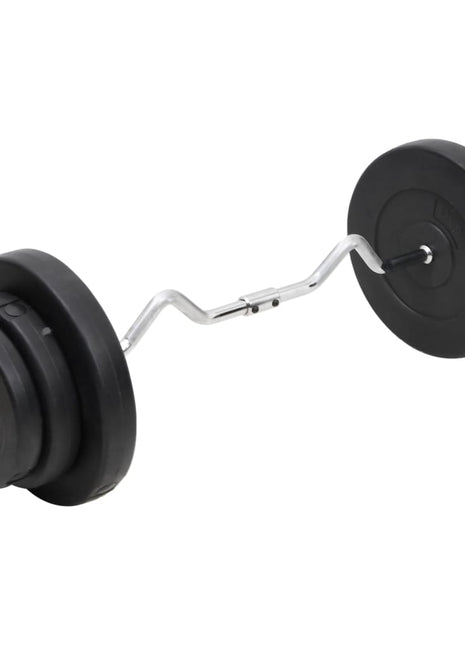 Halter gebogen met gewichten 60 kg