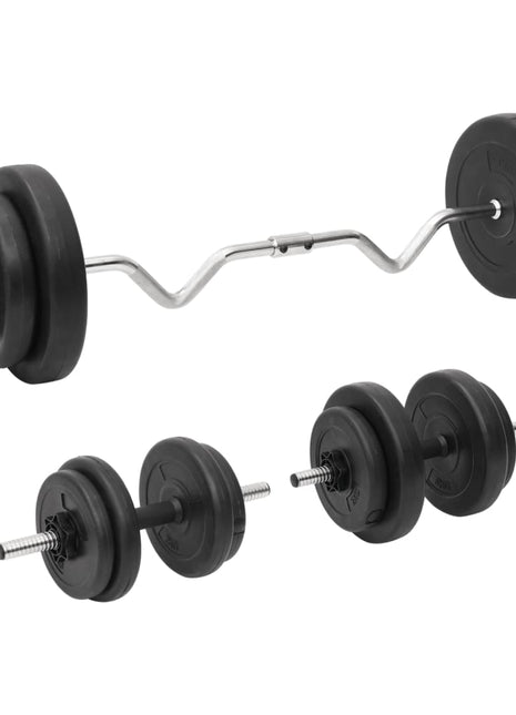 Halterset met gewichten curl 60 kg