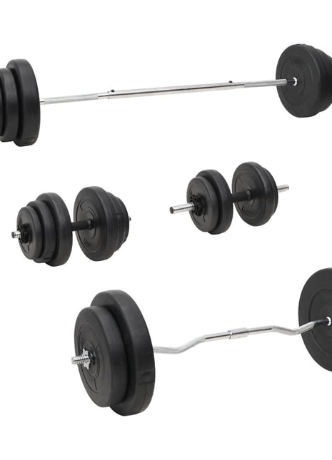 Halterset met gewichten 120 kg