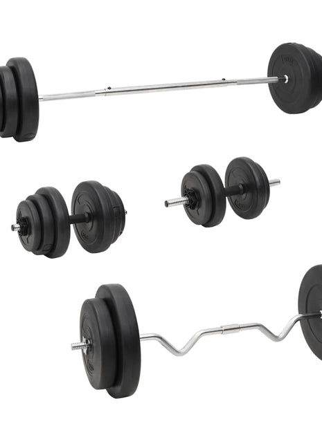 Halterset met gewichten 120 kg