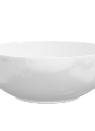 Wasbak 44x17 cm rond keramiek wit