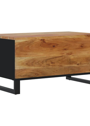 Salontafel 80X50X40 Cm Massief Acaciahout En Bewerkt Hout