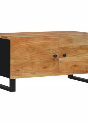 Salontafel 80X50X40 Cm Massief Acaciahout En Bewerkt Hout