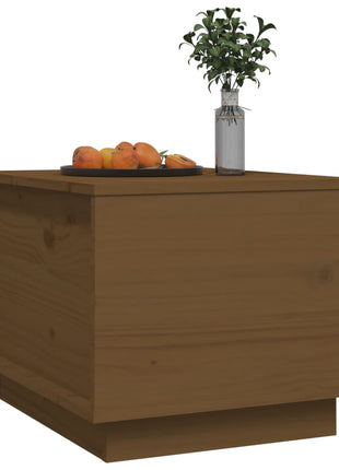Salontafel 40X50X35 Cm Massief Grenenhout