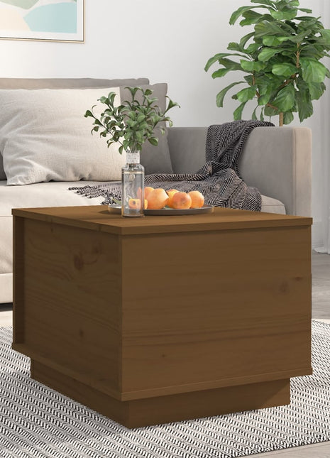 Salontafel 40X50X35 Cm Massief Grenenhout