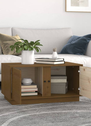 Salontafel 80X50X40 Cm Massief Grenenhout