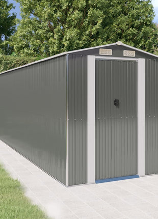 Tuinschuur Gegalvaniseerd Staal Lichtgrijs