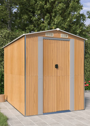 Tuinschuur Gegalvaniseerd Staal Lichtbruin