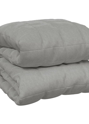 Verzwaringsdeken 200x225 cm 13 kg stof grijs