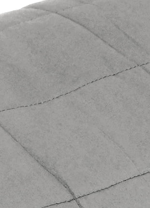 Verzwaringsdeken 200x225 cm 13 kg stof grijs