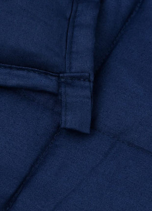 Verzwaringsdeken 150x200 cm 7 kg stof blauw