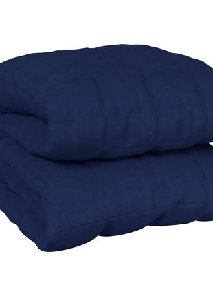 Verzwaringsdeken 200x200 cm 13 kg stof blauw