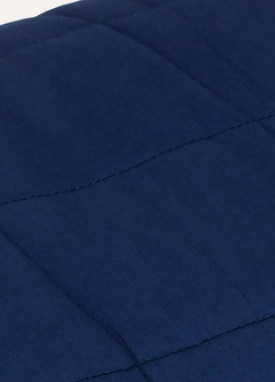 Verzwaringsdeken 200x200 cm 13 kg stof blauw