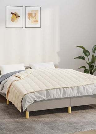 Verzwaringsdeken Stof Lichtkleurig Crème