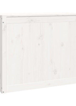 Wasmand 88,5x44x66 cm massief grenenhout wit