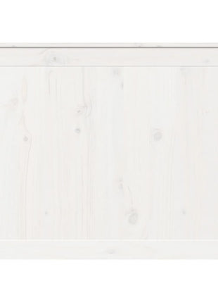 Wasmand 88,5x44x66 cm massief grenenhout wit