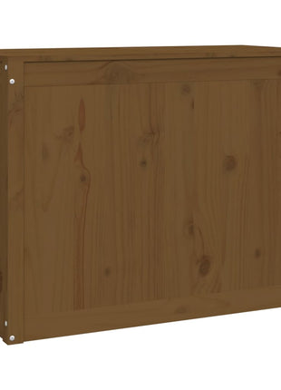 Wasmand 88,5x44x66 cm massief grenenhout honingbruin