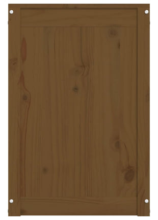 Wasmand 88,5x44x66 cm massief grenenhout honingbruin