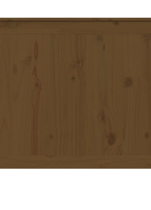 Wasmand 88,5x44x76 cm massief grenenhout honingbruin