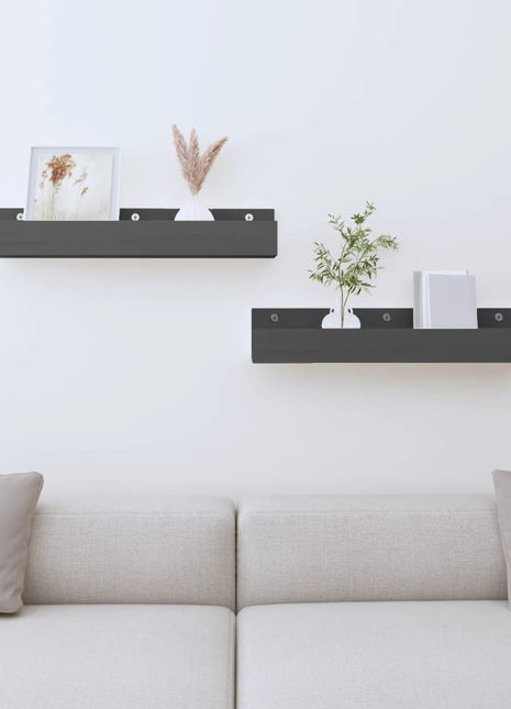 Wandschappen 2 St Massief Grenenhout Grijs