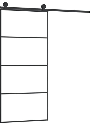Schuifdeur Met Beslag Esg-Glas En Aluminium