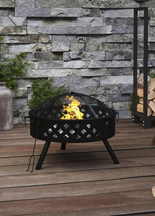 Vuurplaats Met Pook Xxl 58 Cm Staal