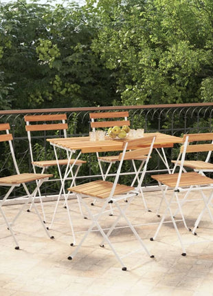 Tuinstoelen Inklapbaar Staal En Massief Acaciahout