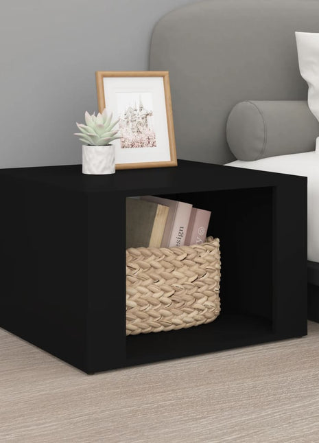 Nachtkastje 57X55X36 Cm Bewerkt Hout Kleurig