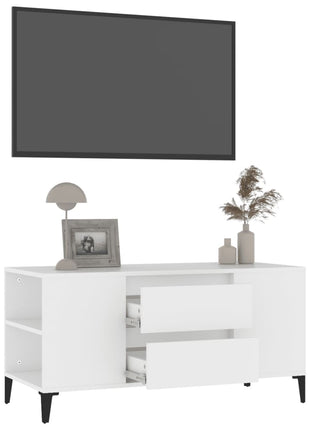 Tv-Meubel 102X44,5X50 Cm Bewerkt Hout