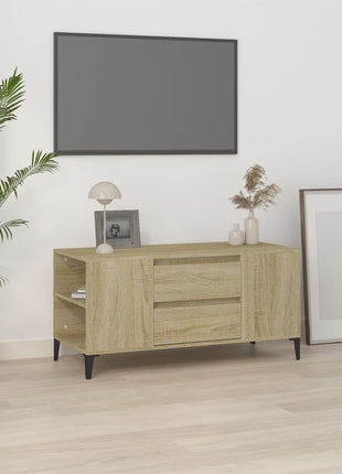Tv-Meubel 102X44,5X50 Cm Bewerkt Hout