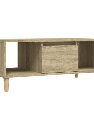 Salontafel 90X50X36,5 Cm Bewerkt Hout Kleurig