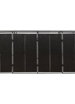 Containerberging Viervoudig 274X80X117 Cm Poly Rattan