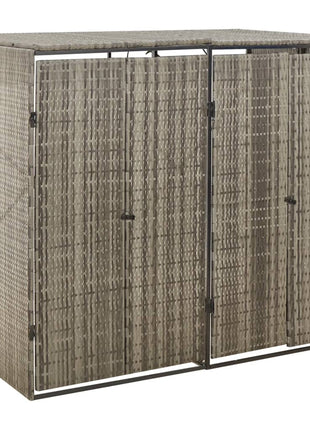 Containerberging Viervoudig 274X80X117 Cm Poly Rattan