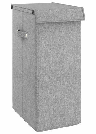 Wasmand Inklapbaar 26X34,5X59,5 Cm Kunstlinnen Grijs