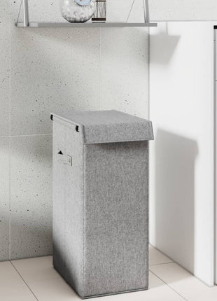 Wasmand Inklapbaar 26X34,5X59,5 Cm Kunstlinnen Grijs