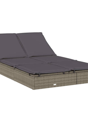 Ligbed 2-Persoons Met Rond Dak 211X112X140 Cm Poly Rattan