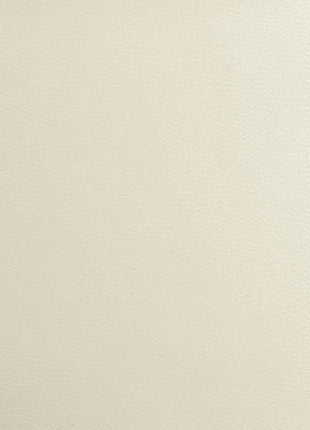 Bankje 107x80x81 cm kunstleer crèmekleurig